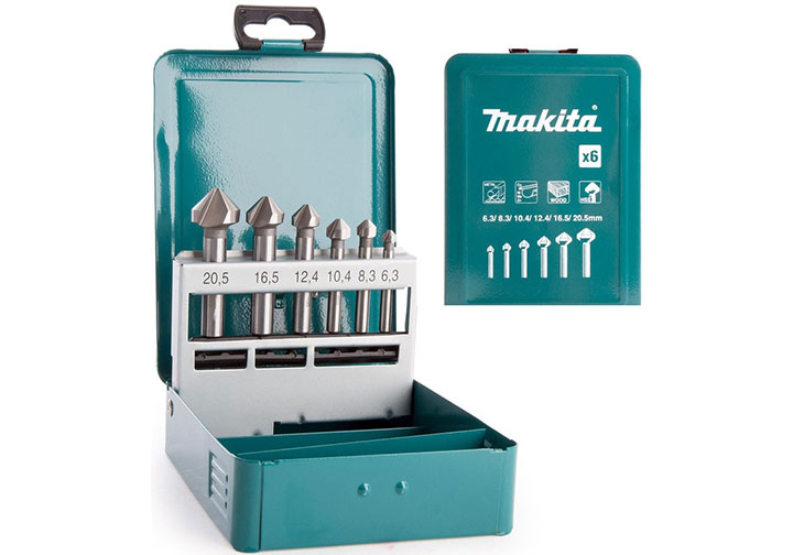 6.3-20.5mm Bộ mũi doa (lã âm đầu) 6 chi tiết Makita D-42204 6.3-20.5mm Bộ mũi doa (lã âm đầu) 6 chi tiết Makita D-42204
