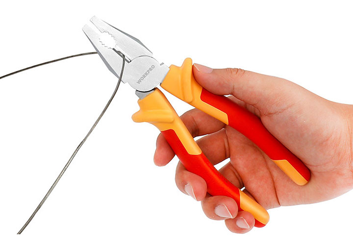 6" Kìm răng cách điện Workpro WP342016 6" Kìm răng cách điện Workpro WP342016
