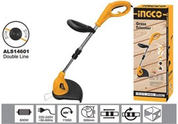 600W Máy cắt cỏ cầm tay dùng điện INGCO GT6001 600W Máy cắt cỏ cầm tay dùng điện INGCO GT6001