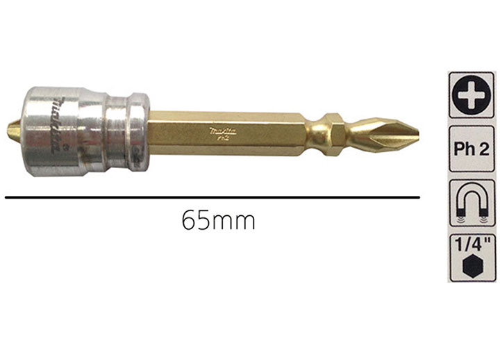 65mm Bộ vít Torsion và nam châm tăng lực hút Makita B-30483 (Bỏ mẫu) 65mm Bộ vít Torsion và nam châm tăng lực hút Makita B-30483 (Bỏ mẫu)