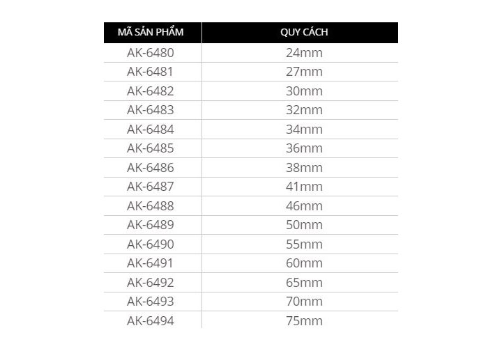 65mm Cờ lê vòng đóng Asaki AK-6492 65mm Cờ lê vòng đóng Asaki AK-6492