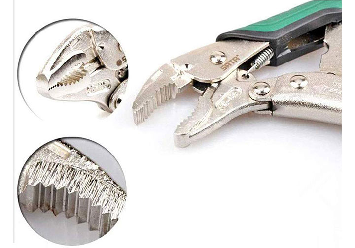7" (180mm) Kìm bấm chết mũi cong Sata 71-106 (71106) 7" (180mm) Kìm bấm chết mũi cong Sata 71-106 (71106)