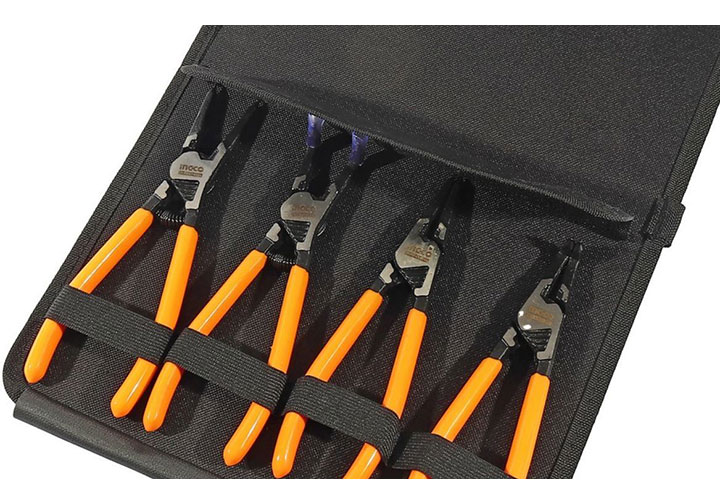7" Bộ kìm mở phe 4 chi tiết Ingco HCCPS26180 7" Bộ kìm mở phe 4 chi tiết Ingco HCCPS26180