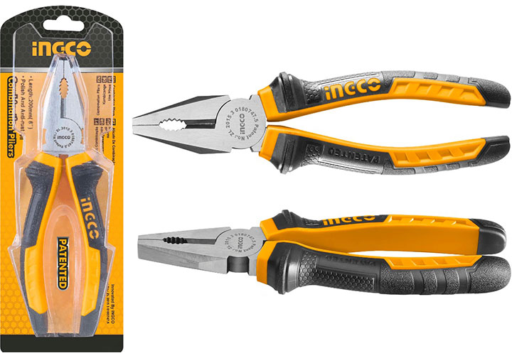 7" Kìm răng (điện) INGCO HCP08188 7" Kìm răng (điện) INGCO HCP08188