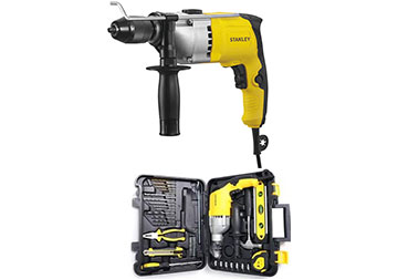 720W Máy khoan động lực và bộ đồ nghề Stanley STDH7213A 720W Máy khoan động lực và bộ đồ nghề Stanley STDH7213A