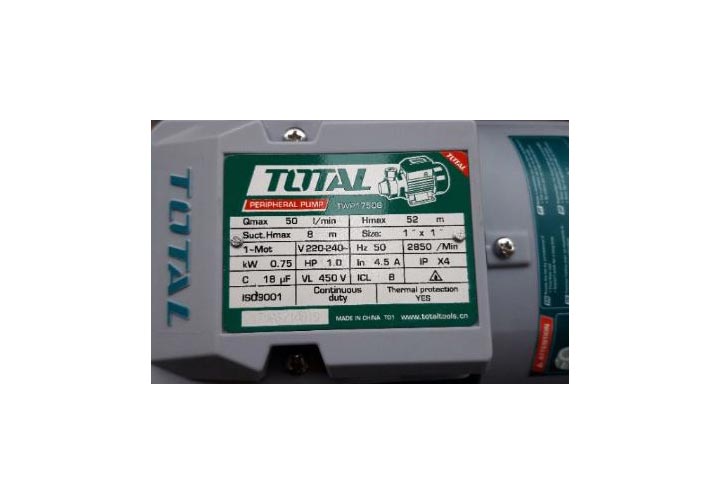 750W Máy bơm nước Total TWP17506 750W Máy bơm nước Total TWP17506