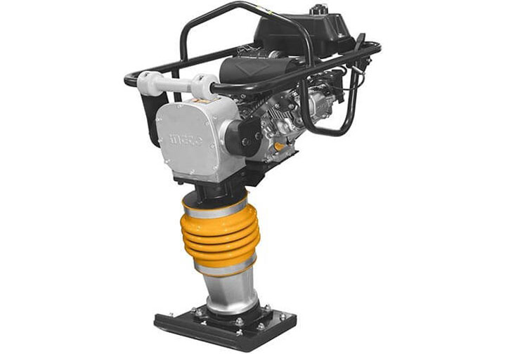 79KG Máy đầm cóc hình trụ dùng xăng 6.5HP INGCO GRT75-2 79KG Máy đầm cóc hình trụ dùng xăng 6.5HP INGCO GRT75-2