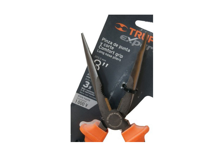 8" (200mm) Kìm mũi nhọn cao cấp cách điện 1000V Truper 17336 (T203-8X) 8" (200mm) Kìm mũi nhọn cao cấp cách điện 1000V Truper 17336 (T203-8X)
