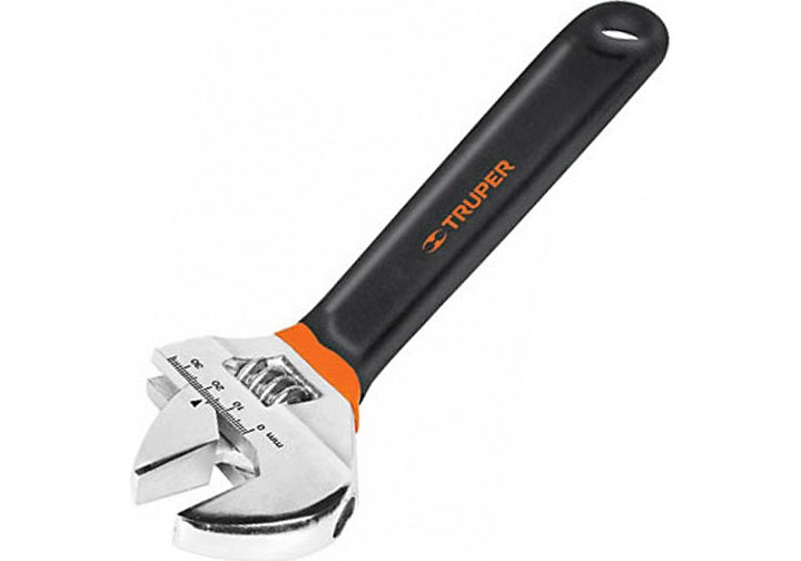 8" (200mm) Mỏ lết cán đen Truper 15510 (PET-8X) 8" (200mm) Mỏ lết cán đen Truper 15510 (PET-8X)