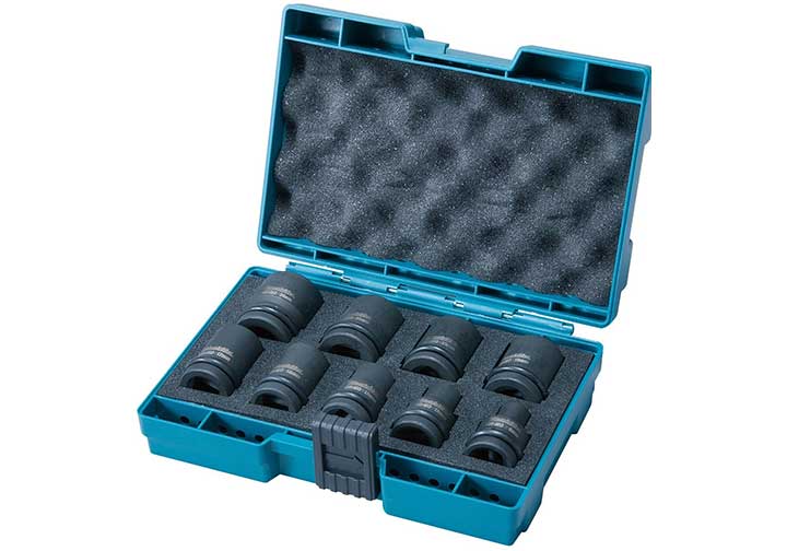 8-24mm Bộ đầu tuýp 1/2" 9 chi tiết Makita D-41517 8-24mm Bộ đầu tuýp 1/2" 9 chi tiết Makita D-41517