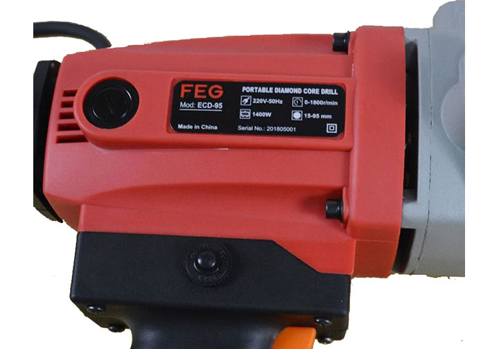 95mm Máy khoan rút lõi bê tông 1400W FEG ECD-95 95mm Máy khoan rút lõi bê tông 1400W FEG ECD-95