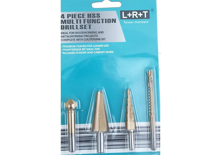 Bộ 4 mũi khoan đa năng L+R+T Bộ 4 mũi khoan đa năng L+R+T