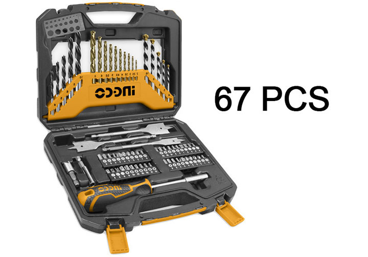 Bộ 67 món đồ nghề cầm tay INGCO HKTAC010671 Bộ 67 món đồ nghề cầm tay INGCO HKTAC010671