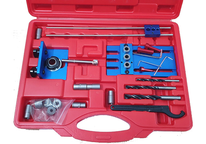 Bộ cữ khoan chéo và thẳng cao cấp đựng trong hộp nhựa Bộ cữ khoan chéo và thẳng cao cấp đựng trong hộp nhựa