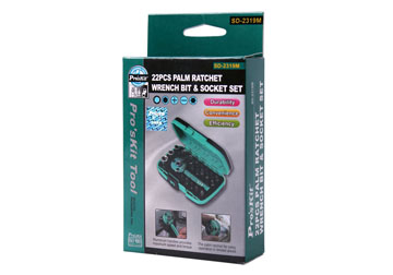 Bộ đầu vít 22 chi tiết Proskit SD-2319M Bộ đầu vít 22 chi tiết Proskit SD-2319M