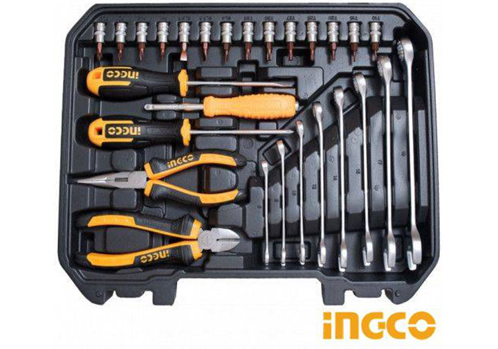 Bộ đồ nghề cầm tay 100 chi tiết Ingco HKTHP21001 Bộ đồ nghề cầm tay 100 chi tiết Ingco HKTHP21001