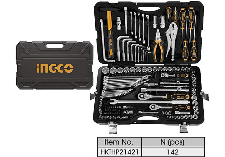 Bộ đồ nghề cầm tay 142 chi tiết INGCO HKTHP21421 Bộ đồ nghề cầm tay 142 chi tiết INGCO HKTHP21421