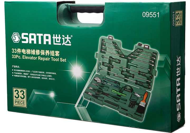 Bộ đồ nghề cầm tay 33 chi tiết Sata 09-551 (09551) Bộ đồ nghề cầm tay 33 chi tiết Sata 09-551 (09551)