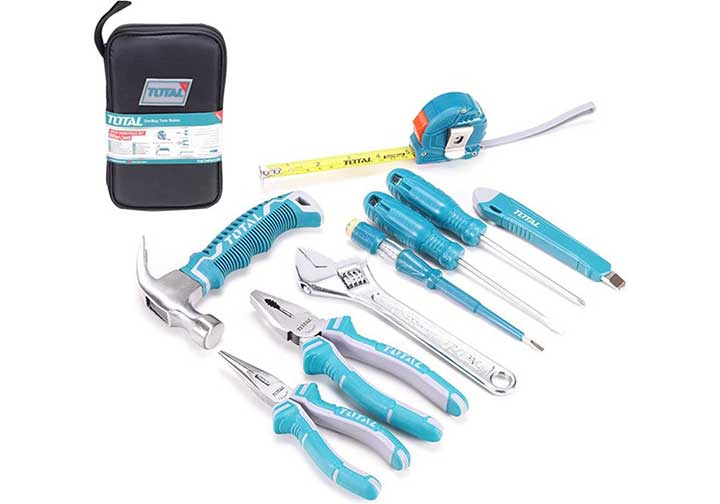 Bộ đồ nghề cầm tay 9 chi tiết Total THKTHP90096 Bộ đồ nghề cầm tay 9 chi tiết Total THKTHP90096