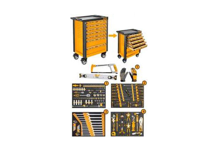Bộ đồ nghề đa năng đựng trong tủ kéo 162 chi tiết INGCO HTCS271621 Bộ đồ nghề đa năng đựng trong tủ kéo 162 chi tiết INGCO HTCS271621