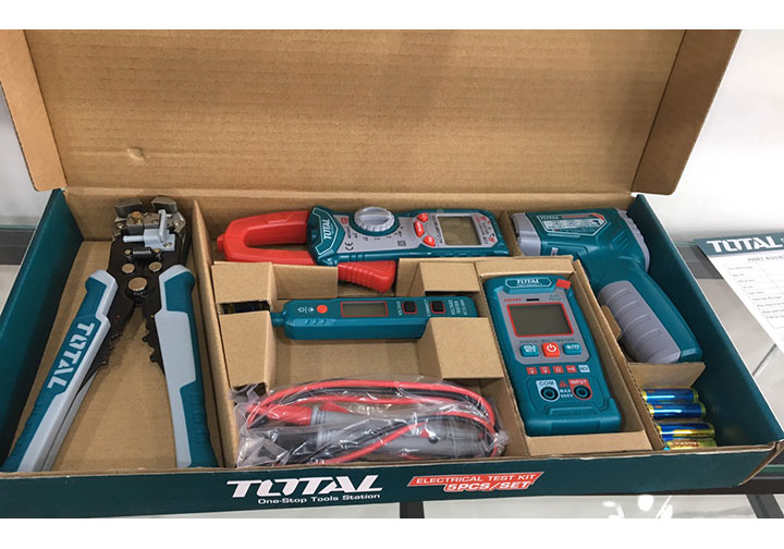 Bộ dụng cụ đo điện 5 chi tiết Total TOS23026 Bộ dụng cụ đo điện 5 chi tiết Total TOS23026