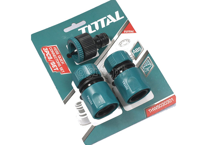 Bộ khớp nối cho máy xịt rửa 3 chi tiết Total THWS030301 Bộ khớp nối cho máy xịt rửa 3 chi tiết Total THWS030301