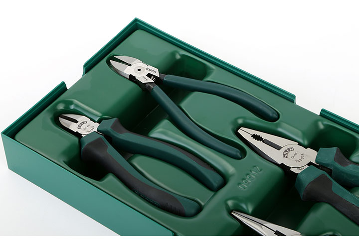 Bộ kìm cầm tay 4 chi tiết Sata 09-912 (09912) Bộ kìm cầm tay 4 chi tiết Sata 09-912 (09912)