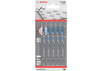 Bộ lưỡi cưa sắt 5 cây Bosch T118B Bộ lưỡi cưa sắt 5 cây Bosch T118B