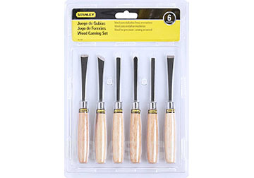Bộ mũi đục gỗ 6 cây Stanley 16-120 Bộ mũi đục gỗ 6 cây Stanley 16-120
