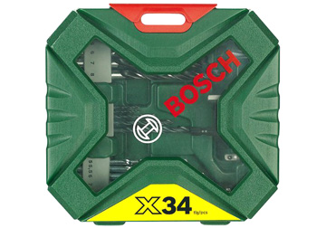 Bộ mũi khoan tổng hợp 34 chi tiết Bosch 2607010608 Bộ mũi khoan tổng hợp 34 chi tiết Bosch 2607010608