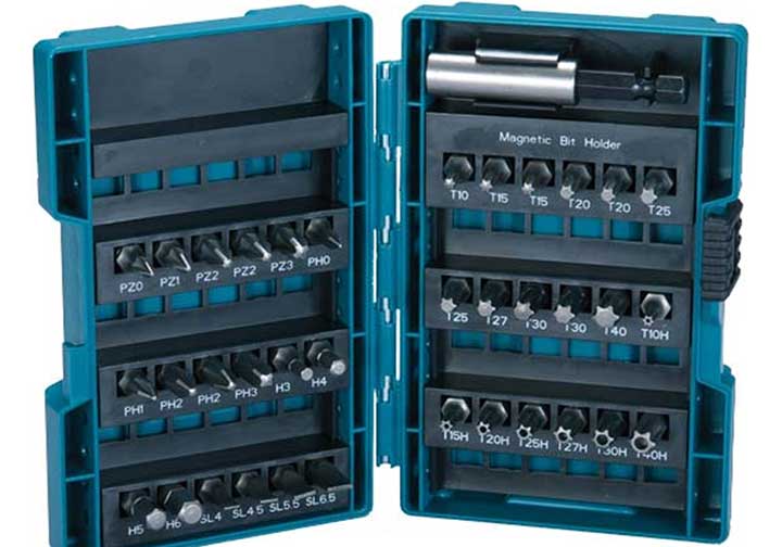 Bộ mũi vít 37 chi tiết Makita B-28606 Bộ mũi vít 37 chi tiết Makita B-28606