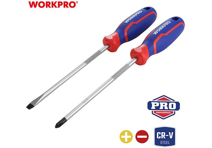 Bộ tuốc nơ vít 2 chi tiết Workpro WP200503 Bộ tuốc nơ vít 2 chi tiết Workpro WP200503