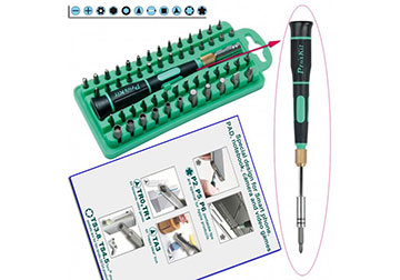 Bộ tuốc nơ vít 58 chi tiết Proskit SD-9828 Bộ tuốc nơ vít 58 chi tiết Proskit SD-9828