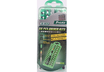 Bộ tuốc nơ vít 58 chi tiết Proskit SD-9828 Bộ tuốc nơ vít 58 chi tiết Proskit SD-9828