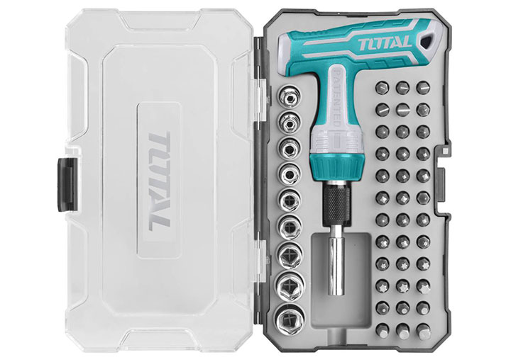 Bộ tuốc nơ vít chữ T 47 chi tiết Total TACSD30476 Bộ tuốc nơ vít chữ T 47 chi tiết Total TACSD30476