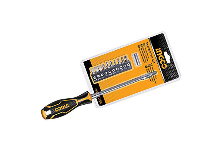 Bộ tuốc nơ vít đa năng 12 chi tiết INGCO AKSDFL1208 Bộ tuốc nơ vít đa năng 12 chi tiết INGCO AKSDFL1208
