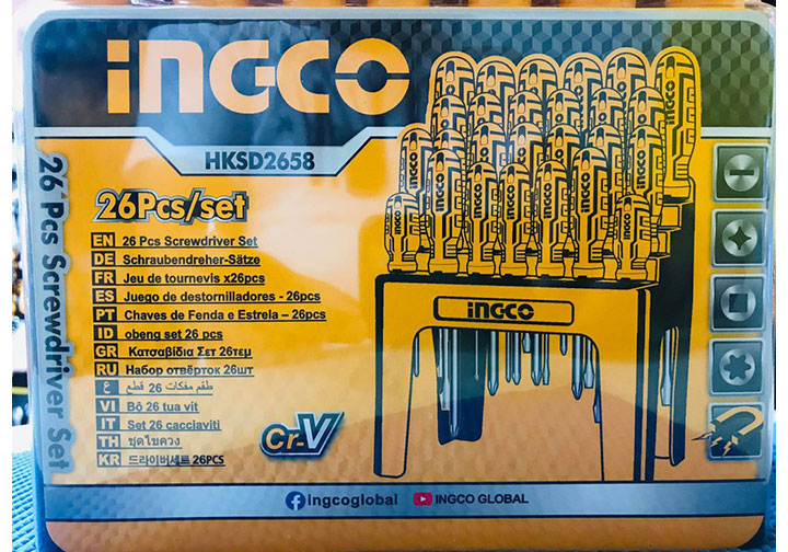 Bộ tuốc nơ vít đa năng 26 chi tiết Ingco HKSD2658 Bộ tuốc nơ vít đa năng 26 chi tiết Ingco HKSD2658