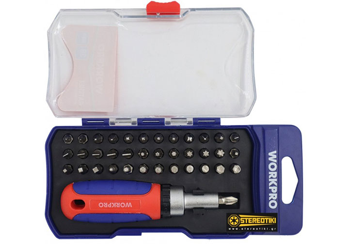 Bộ tuốc nơ vít đa năng 36 chi tiết Workpro WP200517 Bộ tuốc nơ vít đa năng 36 chi tiết Workpro WP200517