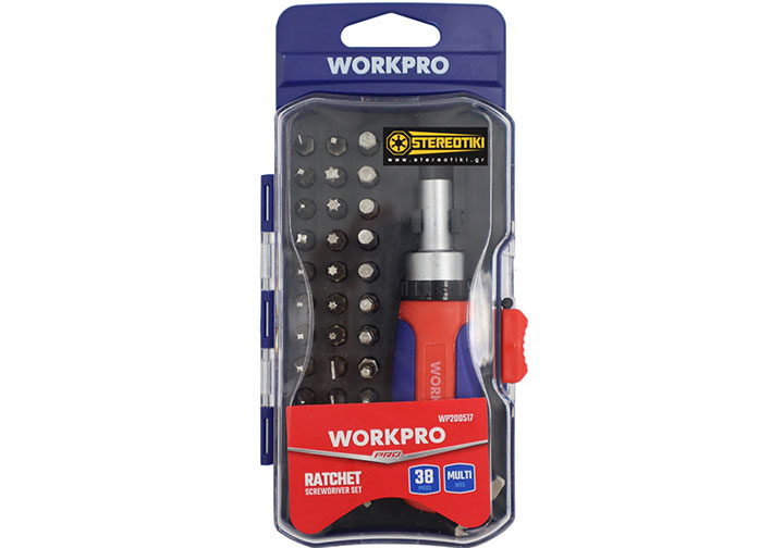 Bộ tuốc nơ vít đa năng 36 chi tiết Workpro WP200517 Bộ tuốc nơ vít đa năng 36 chi tiết Workpro WP200517