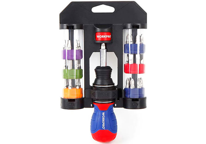 Bộ tuốc nơ vit đa năng 38 chi tiết Workpro WP221050 Bộ tuốc nơ vit đa năng 38 chi tiết Workpro WP221050