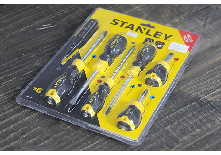 Bộ tuốc nơ vít đa năng 6 cây tặng kèm bút thử điện Stanley STMT66679 Bộ tuốc nơ vít đa năng 6 cây tặng kèm bút thử điện Stanley STMT66679