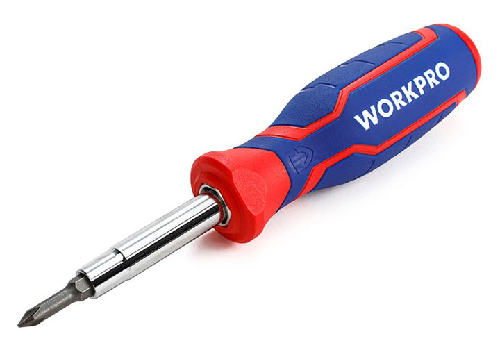 Bộ tuốc nơ vít đổi đầu 6 chi tiết Workpro WP221046 Bộ tuốc nơ vít đổi đầu 6 chi tiết Workpro WP221046