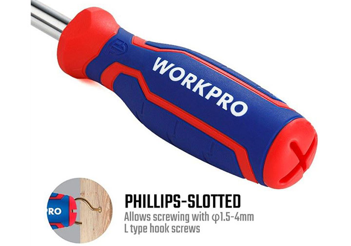 Bộ tuốc nơ vít đổi đầu 6 chi tiết Workpro WP221046 Bộ tuốc nơ vít đổi đầu 6 chi tiết Workpro WP221046
