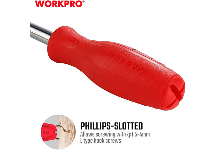 Bộ tuốc nơ vít đổi đầu 6 chi tiết Workpro WP221066 Bộ tuốc nơ vít đổi đầu 6 chi tiết Workpro WP221066