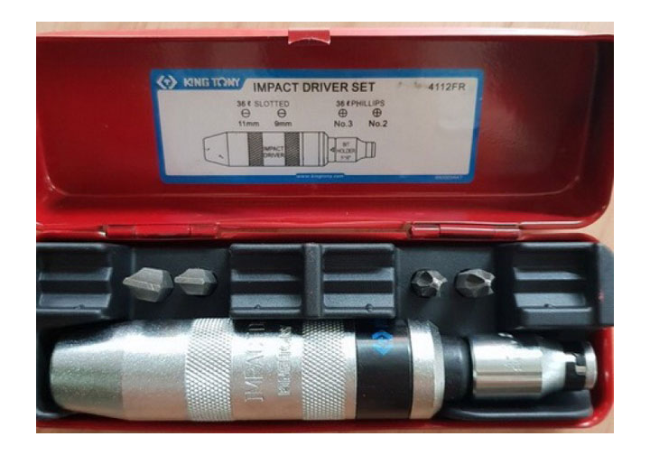Bộ tuốc nơ vít đóng Kingtony 4112FR Bộ tuốc nơ vít đóng Kingtony 4112FR