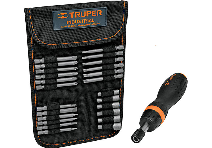 Bộ tuốc nơ vít đuôi lục giác 1/4" 18 chi tiết Truper 18219 (JDM-26) Bộ tuốc nơ vít đuôi lục giác 1/4" 18 chi tiết Truper 18219 (JDM-26)