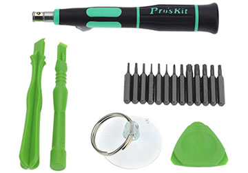 Bộ tuốc nơ vít sửa điện thoại 17 trong 1 Proskit SD-9314 Bộ tuốc nơ vít sửa điện thoại 17 trong 1 Proskit SD-9314