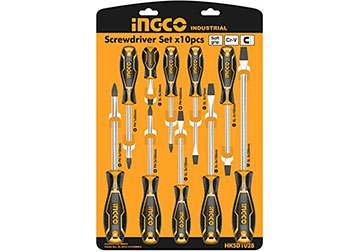 Bộ tuốc nơ vít (tô vít) 10 chi tiết INGCO HKSD1028 Bộ tuốc nơ vít (tô vít) 10 chi tiết INGCO HKSD1028