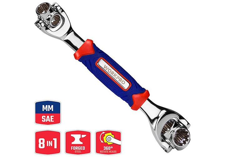 Cờ lê mở tuýp đa năng Workpro WP272018 Cờ lê mở tuýp đa năng Workpro WP272018