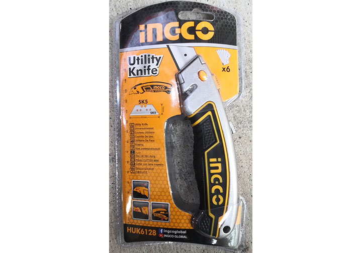 Dao cắt rọc đa năng Ingco HUK6128 Dao cắt rọc đa năng Ingco HUK6128